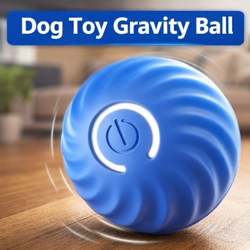 Self-Moving Gravity Ball Dog Toy
