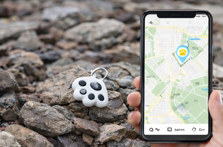 Paw-Shaped Bluetooth Pet Tracking Tag