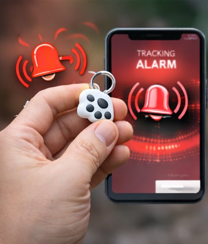 Paw-Shaped Bluetooth Pet Tracking Tag