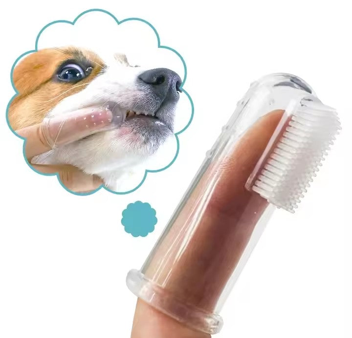 Soft Finger Dog Toothbrush